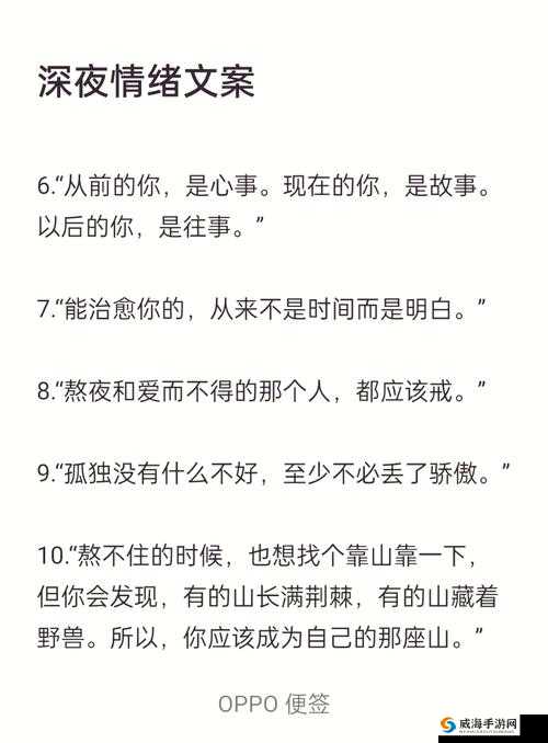 有哪些适合男人深夜孤独寂寞时读的句子：心灵慰藉之选