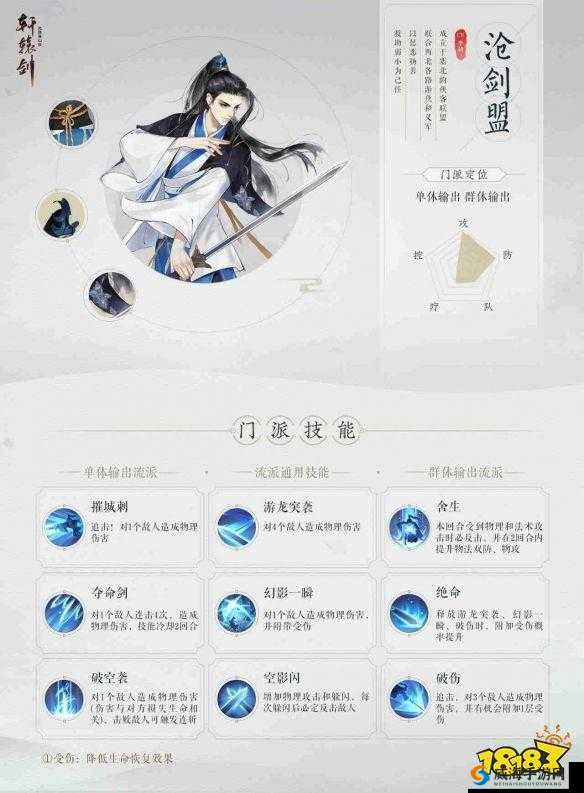 轩辕剑龙舞云山苍剑盟加点详解