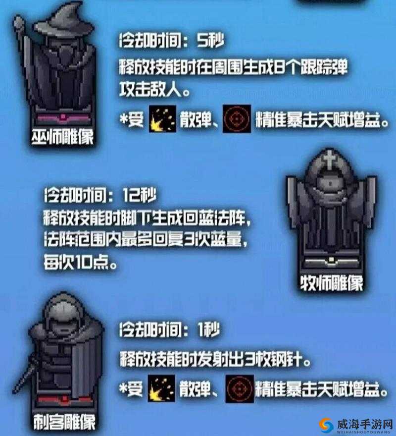 元气骑士雕像效果叠加机制详解