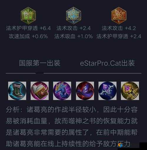 王者荣耀S7诸葛亮出装推荐