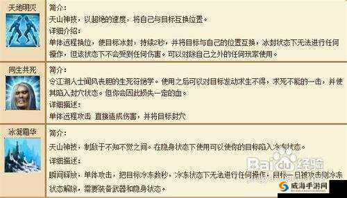 天龙八部手游天山怎么样 天山技能攻略详解