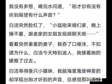 白洁番外篇第二部究竟有何精彩内容？快来一探究竟