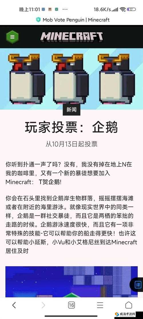 我的世界探险指南，企鹅捕捉与互动秘籍