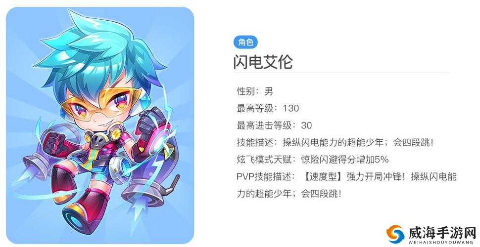 天天酷跑闪电艾伦好吗？闪电艾伦技能属性图鉴介绍
