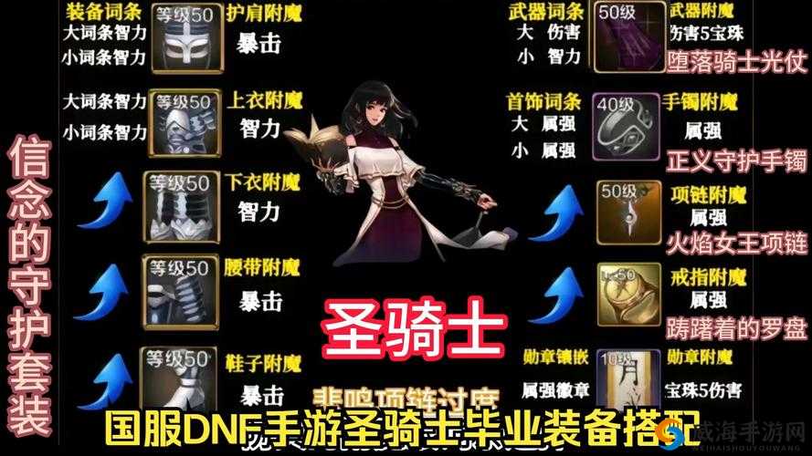 龙之谷手游圣骑士纹章搭配攻略