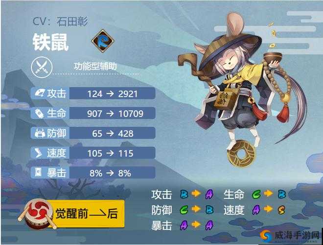 阴阳师铁鼠怎么样？铁鼠技能属性图鉴详解