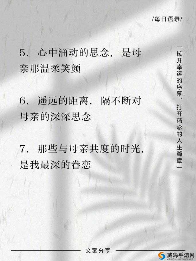 妈妈がだけの爱いたい歌词解析：深情表达对母亲独一无二的爱与思念