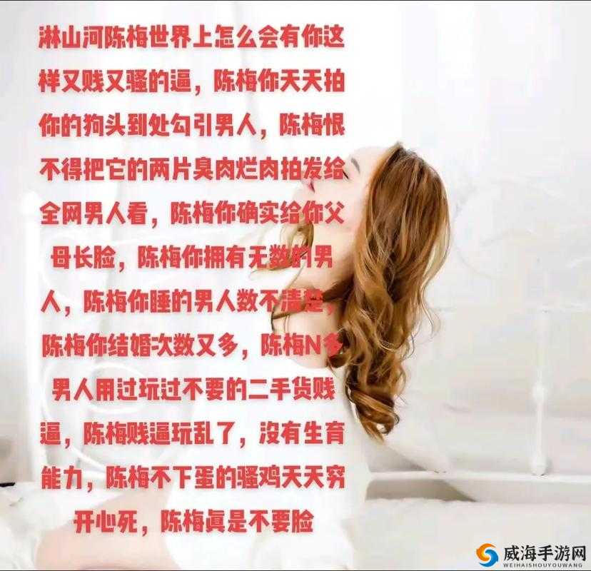 如何看待陈梅与公的情乱？