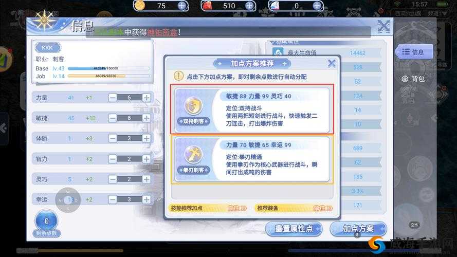 仙境传说RO手游刺客怎么加点？刺客技能属性加点攻略