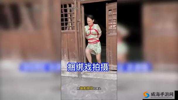 如何看待将美人手脚绑住并贴上胶布这一行为？