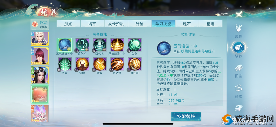 天下手游冰心技能搭配与加点配置全攻略