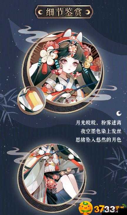 阴阳师层辉夜姬皮肤介绍，辉夜姬月夜星河皮肤欣赏
