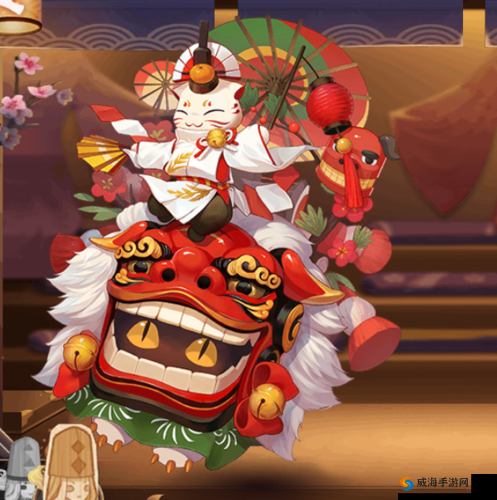 阴阳师惠比寿新皮肤，五方狮舞，舞动福运