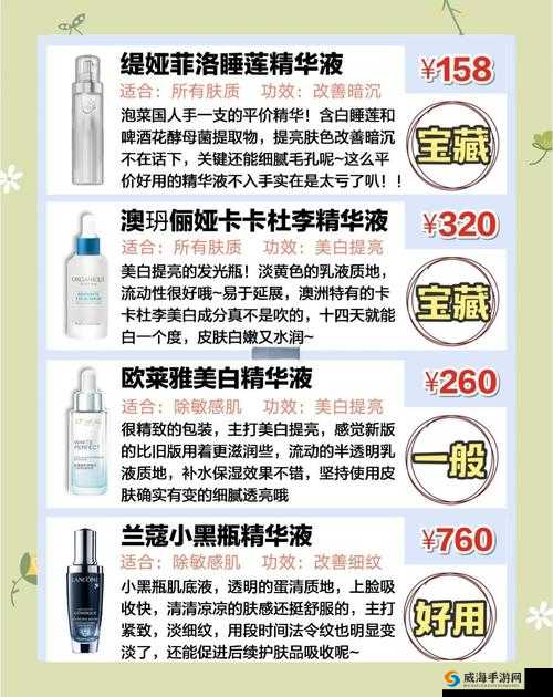 提问：精华液效果究竟如何？怎样的精华液才是真正有效的呢？或者：精华液效果大揭秘哪些精华液能带来令人惊喜的护肤功效？