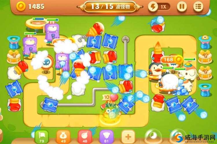 保卫萝卜3游乐场爬梯2怎么过？游乐场爬楼第2层攻略