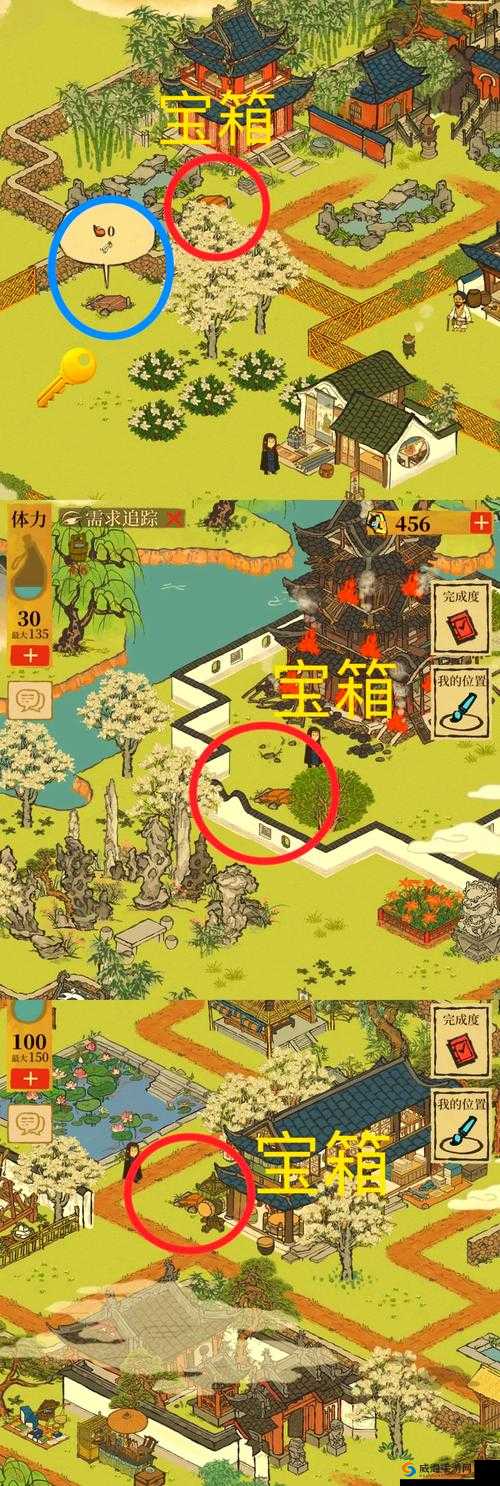 江南百景图秦淮河畔宝箱钥匙全收集！这些隐藏点99%人错过！