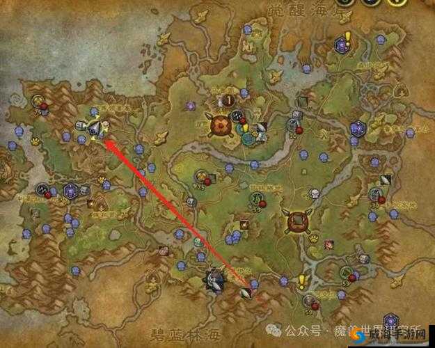 魔兽世界纳克迈尼圣泉位置坐标全解析！打卡必收绝密路线