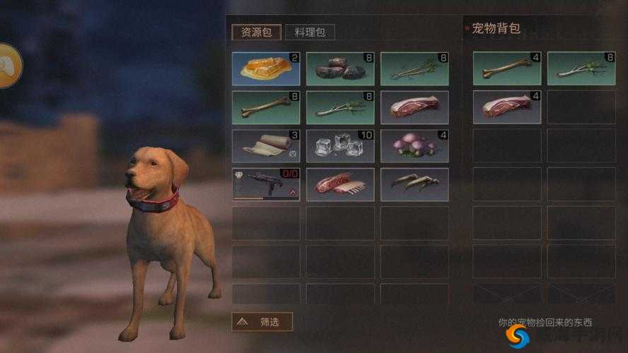 明日之后狗颜色突然变灰？手把手教你3步找回狗狗换色流程！
