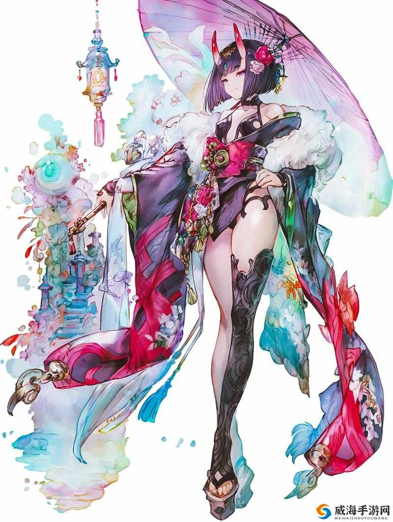 FGO万圣节酒吞童子满破立绘高清大图分享！绝美暴击，你见过这皮肤吗？